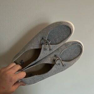 So women’s gray slip on shoes